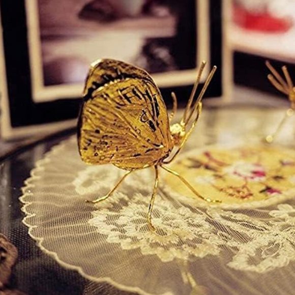 Urban Outfitters Other - Gold Butterfly Sculpture Brass Animal Figurine